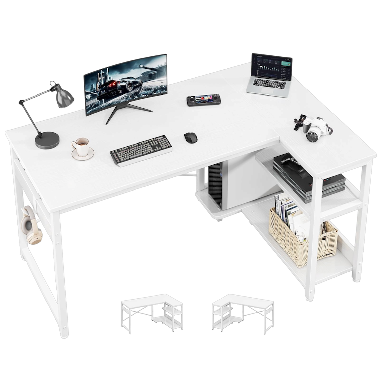 Casaottima L Shaped Computer Desk